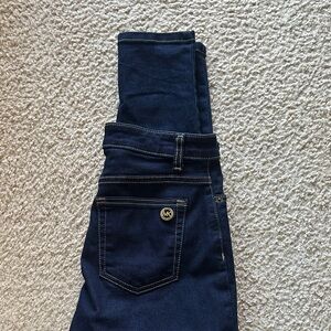 Michael Kors Women's Dark Blue Skinny Jeans